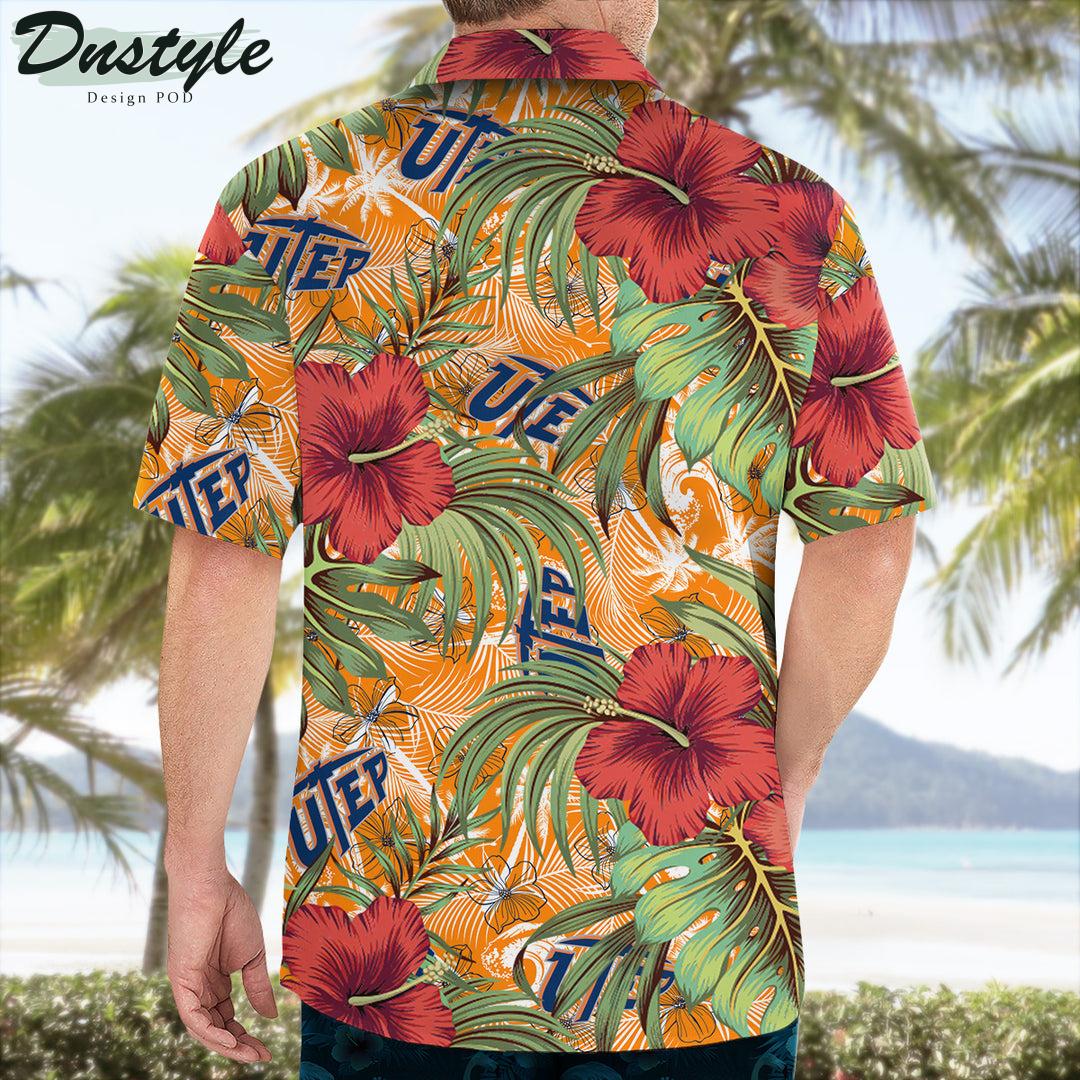 Relax and Enjoy with Utep Miners Hibiscus Tropical Hawaii Shirt