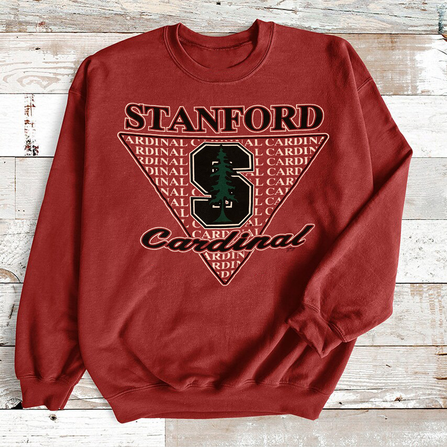 Retro Stanford Cardinal T-shirt - 80s Single Stitch Design