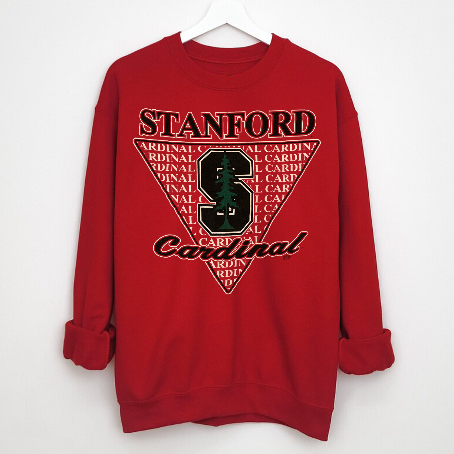 Retro Stanford Cardinal T-shirt - 80s Single Stitch Design