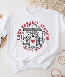 Retro T-Shirt of Camp Randall Stadium, Wisconsin Badgers Shirt