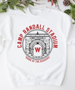 Retro T-Shirt of Camp Randall Stadium, Wisconsin Badgers Shirt
