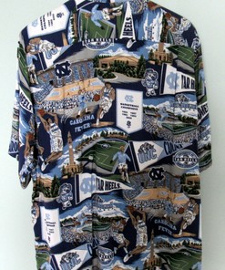 Reyn Spooner NCAA North Carolina Tar Heels Hawaiian Rayon Shirt - Perfect for Fans