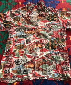 Roll Tide with Vintage Reyn Spooner Alabama Crimson Tide Hawaiian Shirt