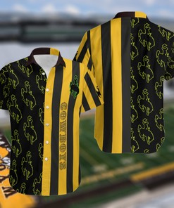 Root for Wyoming Cowboys with NCAA Logo Hawaiin Shirt