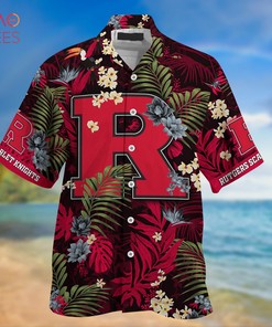 Rutgers Scarlet Knights Hawaiian Shirt And Shorts For Summer, Tropical Patterns For Fans 
