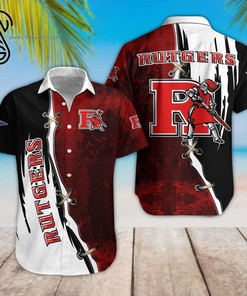 Rutgers Scarlet Knights Hawaiian Sport Team Shirt