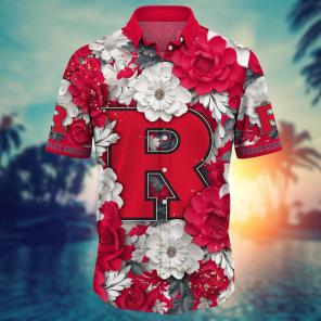 Rutgers Scarlet Knights NCAA Flower Hawaii Shirt For Fans Ver 13