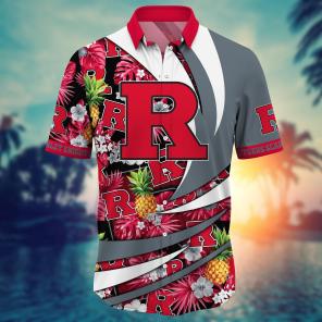 Rutgers Scarlet Knights NCAA Flower Hawaii Shirt For Fans Ver 18