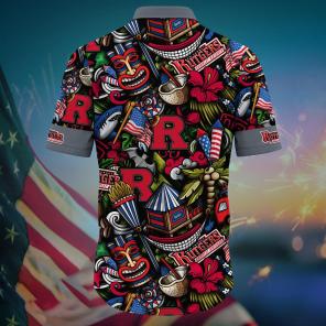 Rutgers Scarlet Knights NCAA Flower Hawaii Shirt For Fans Ver 24