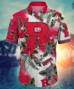 Rutgers Scarlet Knights NCAA Flower Hawaii Shirt For Fans Ver 27