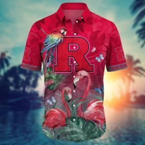 Rutgers Scarlet Knights NCAA Flower Hawaii Shirt For Fans Ver 28