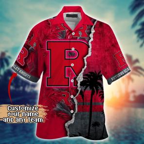 Rutgers Scarlet Knights NCAA Flower Hawaii Shirt For Fans Ver 33