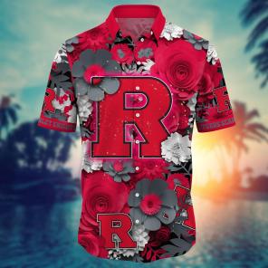 Rutgers Scarlet Knights NCAA Flower Hawaii Shirt For Fans Ver 35