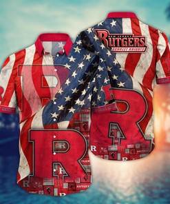 Rutgers Scarlet Knights NCAA Flower Hawaii Shirt For Fans Ver 8