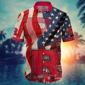 Rutgers Scarlet Knights NCAA Flower Hawaii Shirt For Fans Ver 8