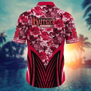 Rutgers Scarlet Knights NCAA Hawaiian Shirt, Aloha Shirt Ver 1
