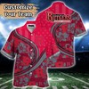 Rutgers Scarlet Knights NCAA US Flag Flower Hawaii Shirt For Fans