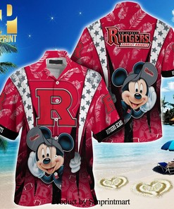 Rutgers Scarlet Knights Summer Hawaiian Shirt - Perfect for Fans of the Scarlet Knights