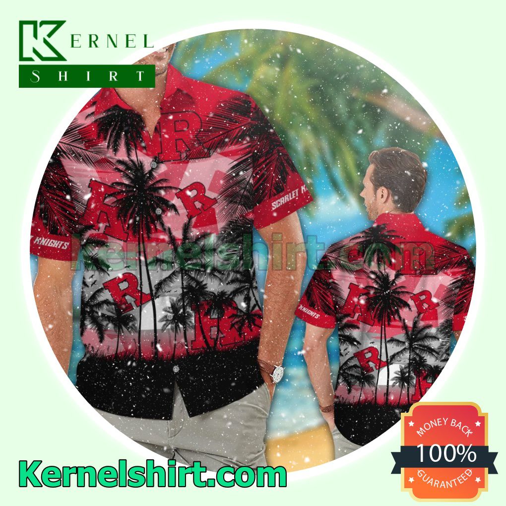 Rutgers Scarlet Knights Summer Hawaiian Shirt for NCAA Fans