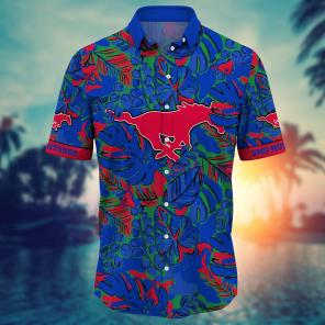 SMU Mustangs NCAA Flower Hawaii Shirt For Fans Ver 13