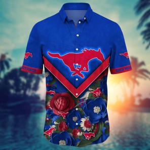 SMU Mustangs NCAA Flower Hawaii Shirt For Fans Ver 16
