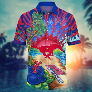 SMU Mustangs NCAA Flower Hawaii Shirt For Fans Ver 18