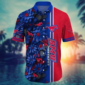 SMU Mustangs NCAA Flower Hawaii Shirt For Fans Ver 19
