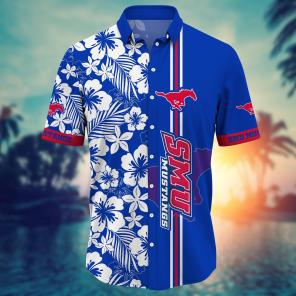 SMU Mustangs NCAA Flower Hawaii Shirt For Fans Ver 25