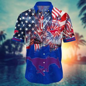 SMU Mustangs NCAA Flower Hawaii Shirt For Fans Ver 31