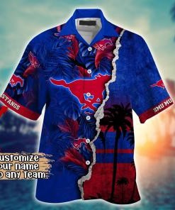 SMU Mustangs NCAA Flower Hawaii Shirt For Fans Ver 32