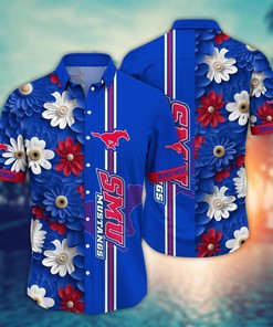 SMU Mustangs NCAA Flower Hawaii Shirt For Fans Ver 5