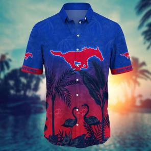 SMU Mustangs NCAA Flower Hawaii Shirt For Fans Ver 9