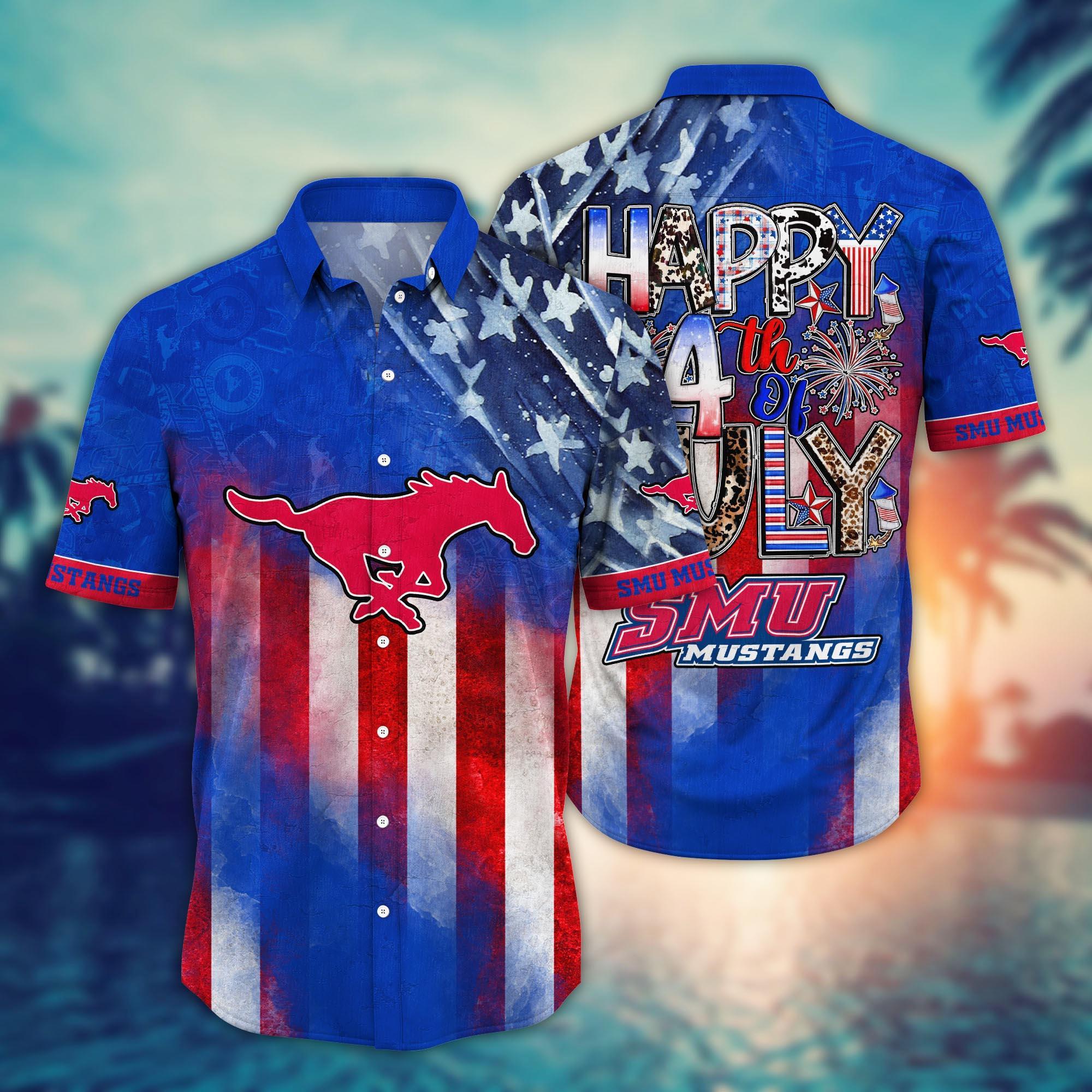 SMU Mustangs NCAA Hawaii Shirt Ver 2