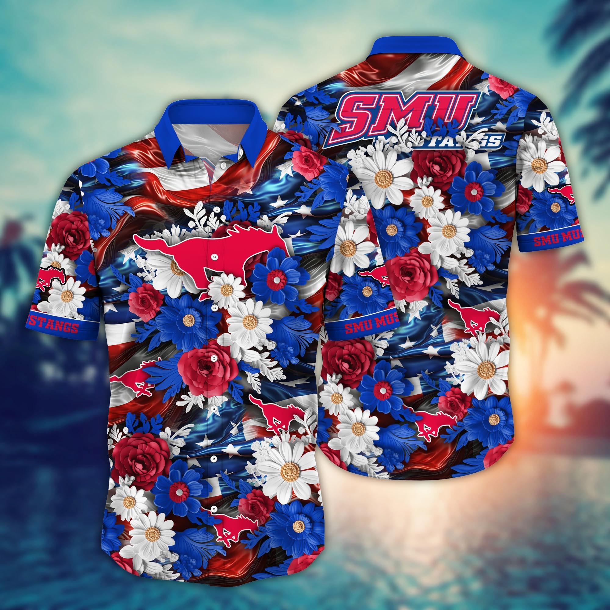 SMU Mustangs NCAA Hawaii Shirt Ver 3