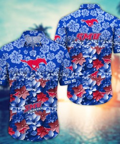 SMU Mustangs NCAA Hawaiian Shirt Gift For Fan
