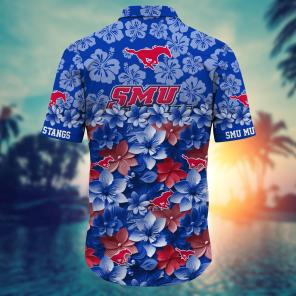 SMU Mustangs NCAA Hawaiian Shirt Gift For Fan