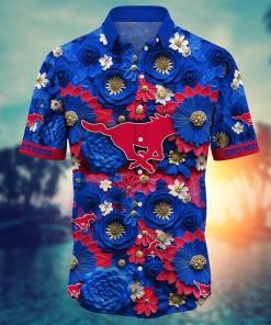 SMU Mustangs NCAA Hawaiian Shirt for This Summer Customize Shirt Any Team