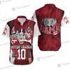 Set Your Heart on Fire with Alabama Crimson Tide The Three Fire Hawaiian Shirt