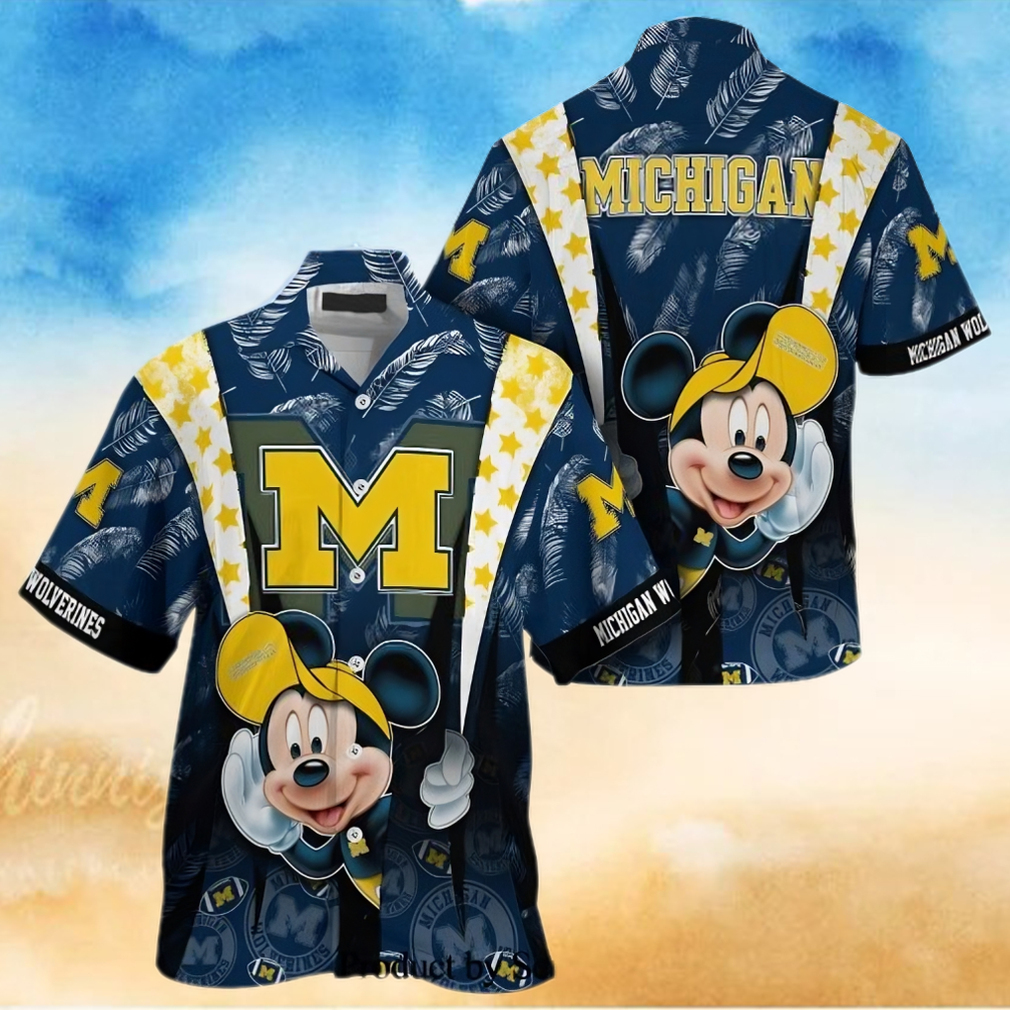 Share Your Love for Michigan Wolverines with Summer Hawaiian Shirt