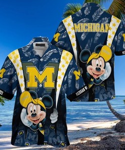 Share Your Love for Michigan Wolverines with Summer Hawaiian Shirt