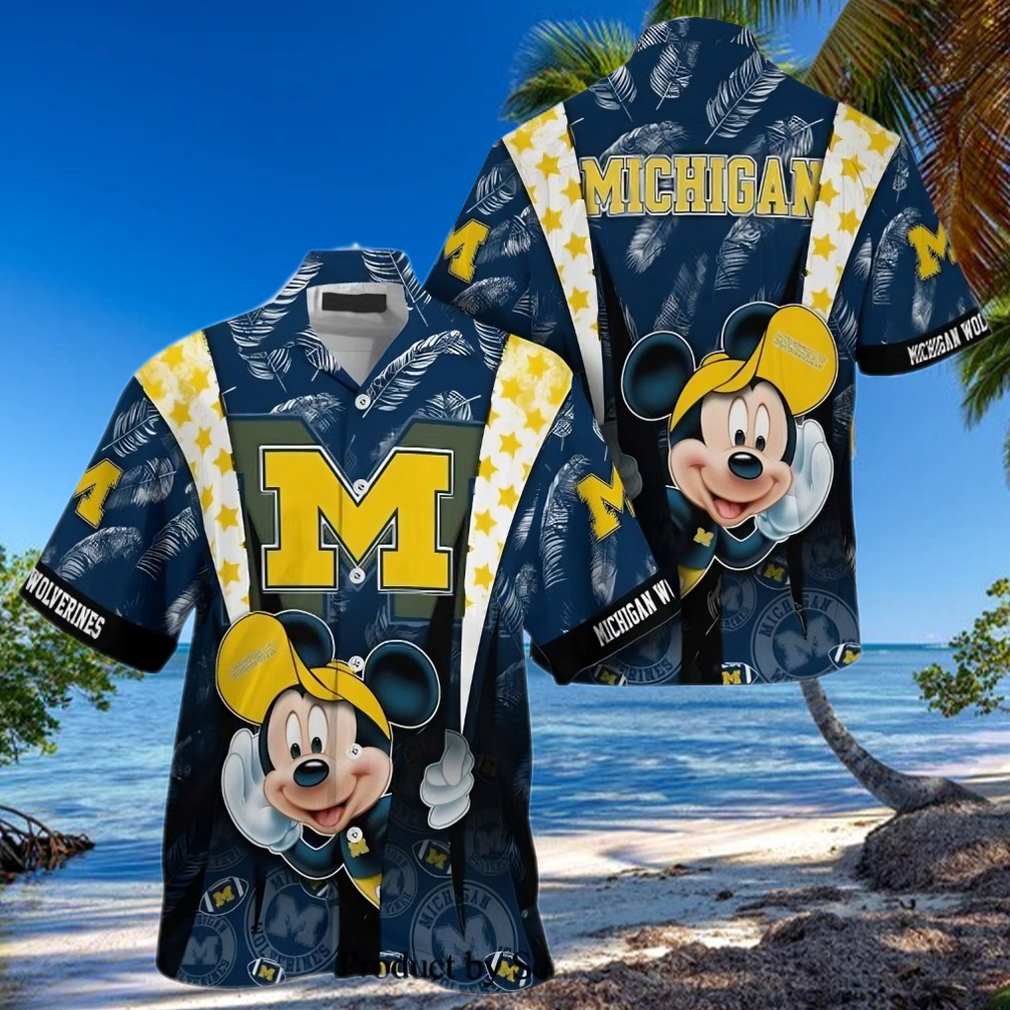 Share Your Love for Michigan Wolverines with Summer Hawaiian Shirt