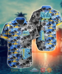 Short Sleeve Coconut Print NCAA Ucla Bruins Hawaiian Shirt