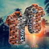 Short Sleeve Coconut Print Utsa Roadrunners Hawaiian Shirt 