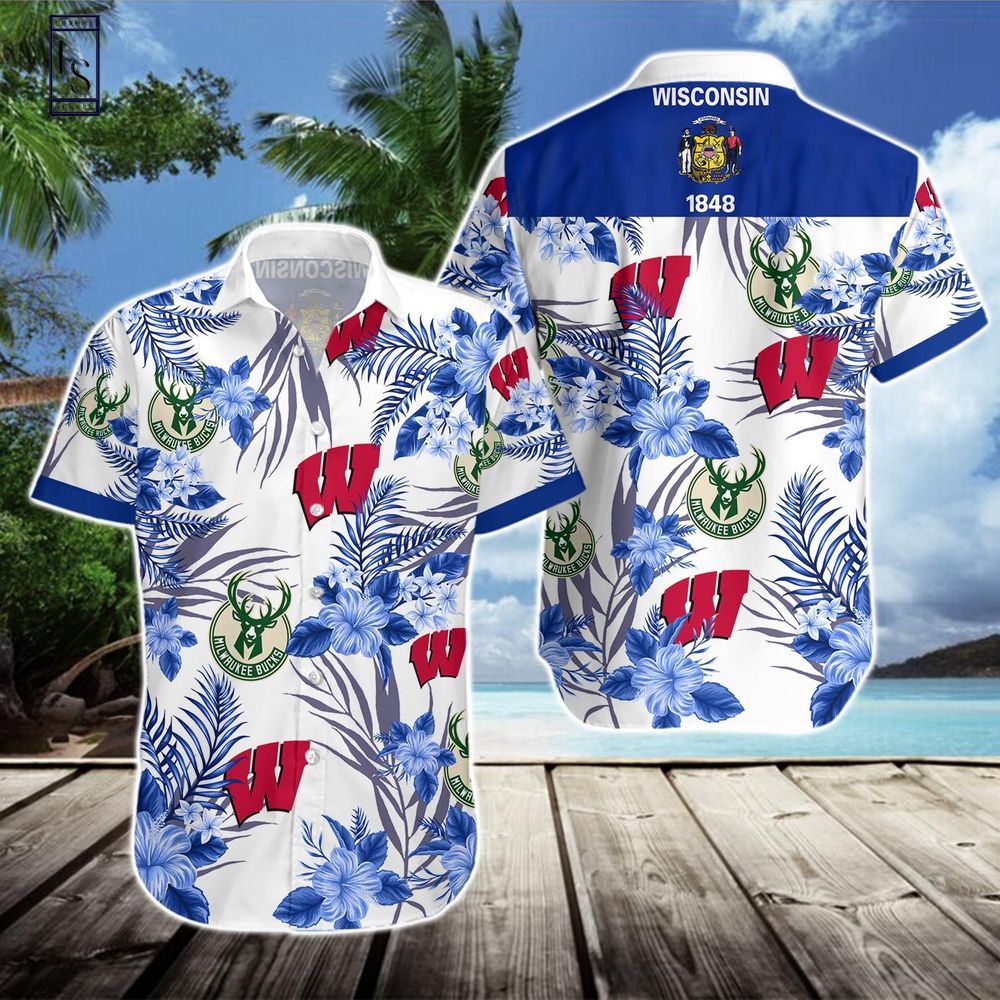 Show Your Local Pride with Milwaukee Bucks Hawaiian Shirt
