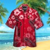 Show Your Love for Louisville Cardinals with Red Flowers NCAA Hawaiian Shirt