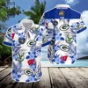 Show Your Love for Wisconsin Sports with Green Bay Packers Milwaukee Brewers Hawaiian Shirt