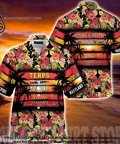 Show Your Patriotism with Maryland Terrapins This Flag Offends You Hawaiian Shirt