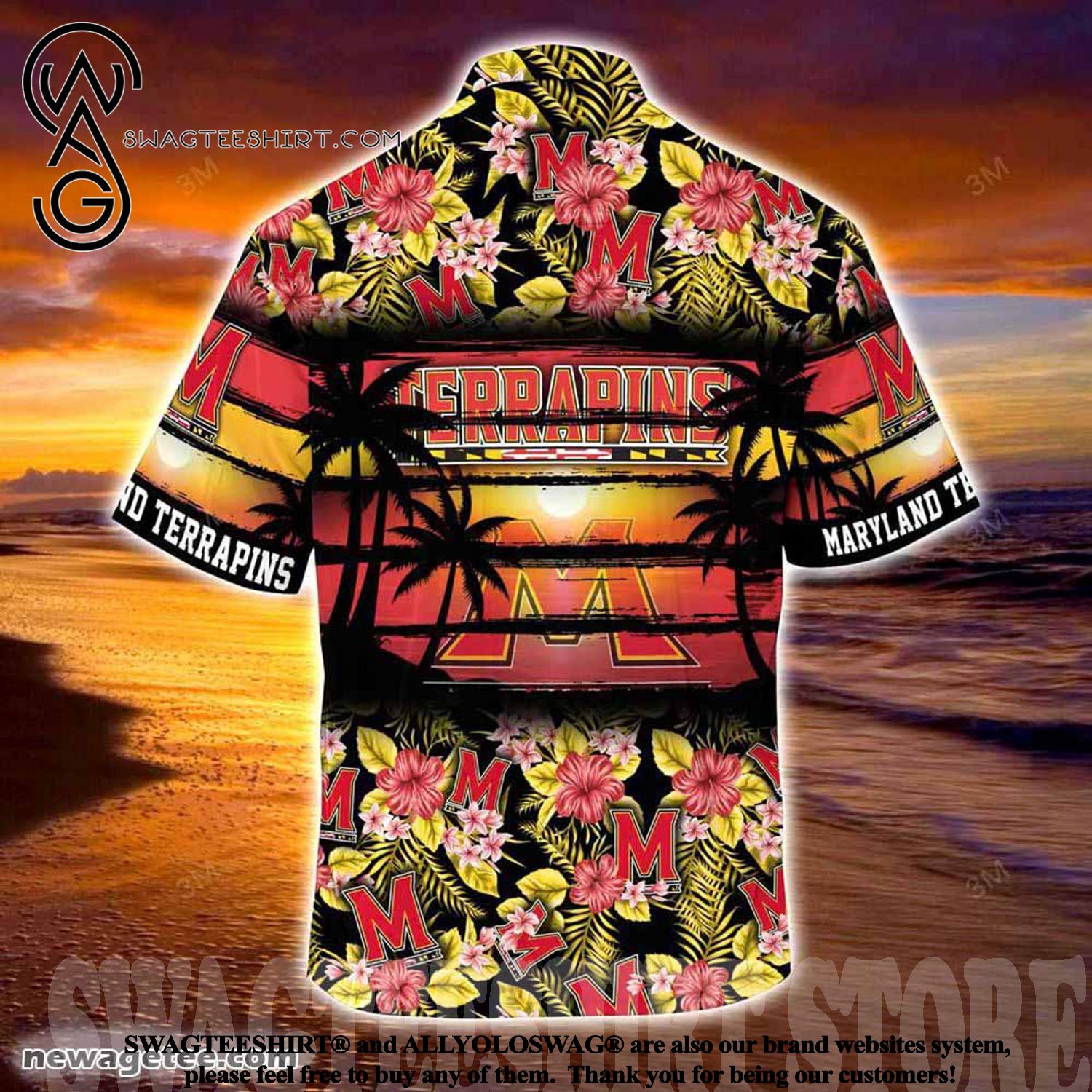 Show Your Patriotism with Maryland Terrapins This Flag Offends You Hawaiian Shirt
