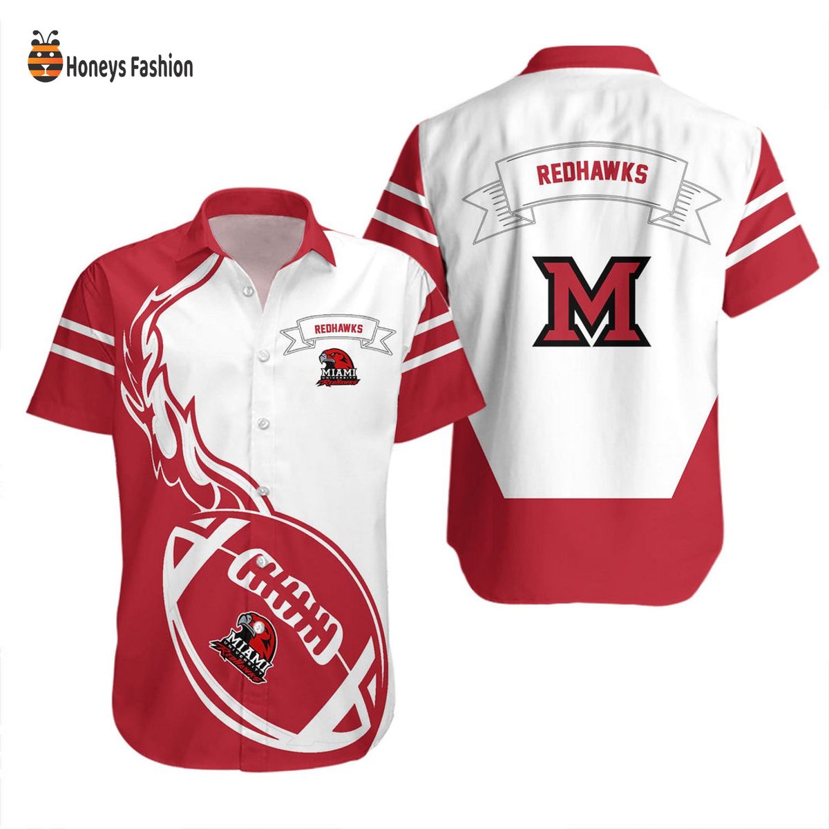 Show Your RedHawks Spirit with Miami University NCAA Hawaiian Shirt