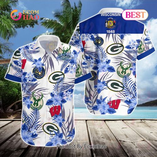 Show Your Team Spirit with Wisconsin Badgers Football Hawaiian Shirt